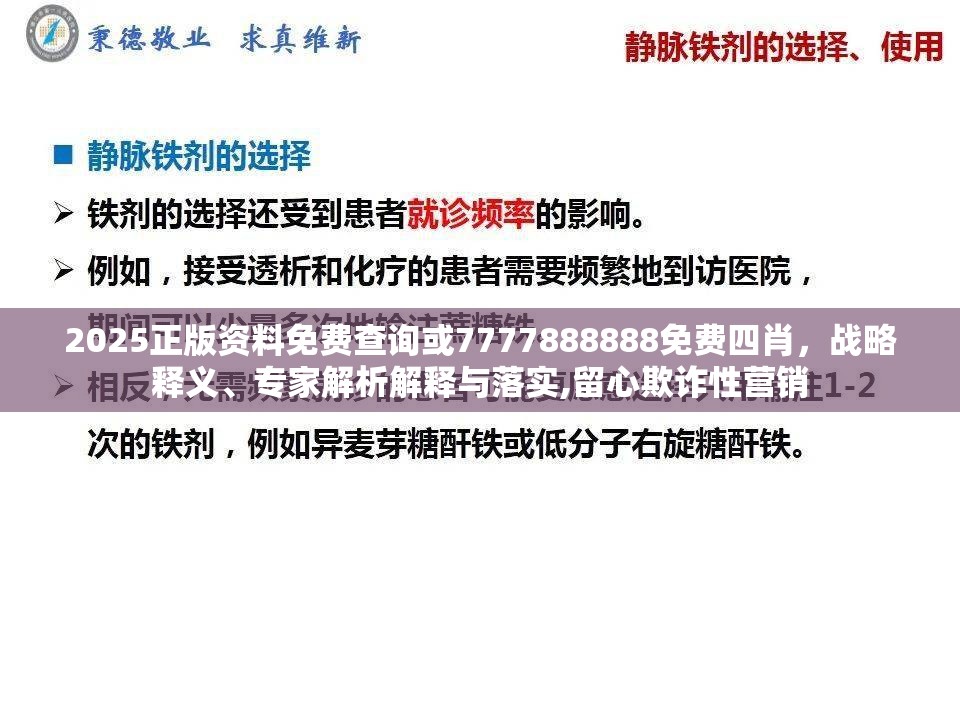 2025正版资料免费查询或7777888888免费四肖，战略释义、专家解析解释与落实,留心欺诈性营销