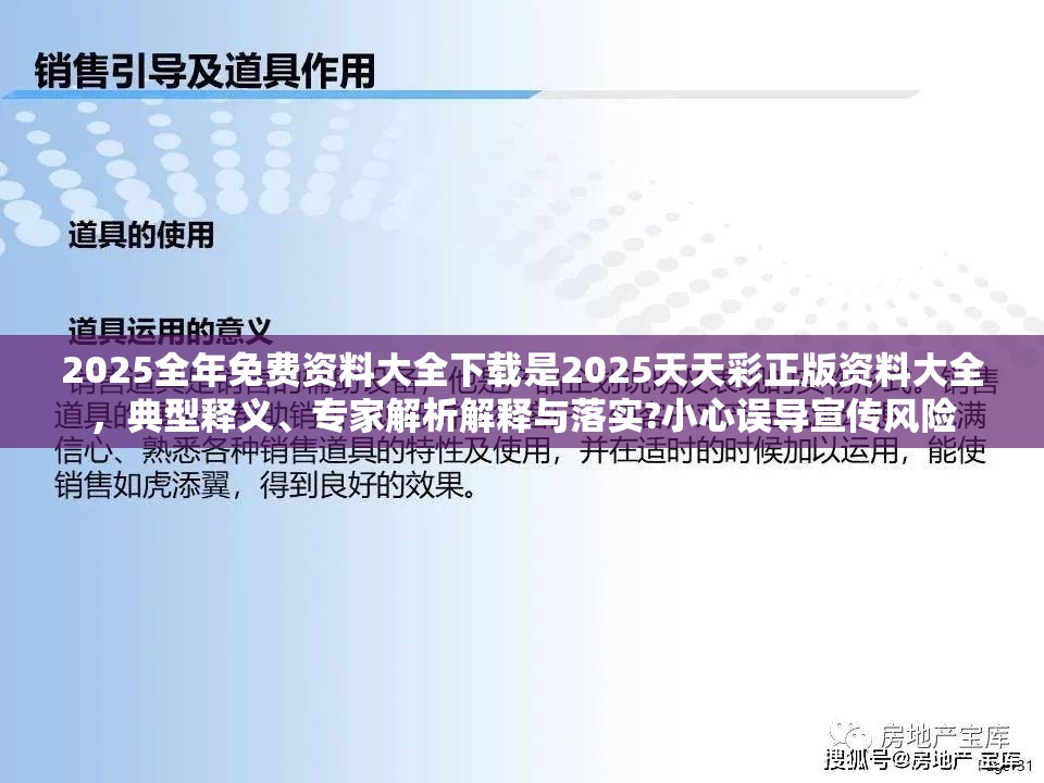 2025全年免费资料大全下载是2025天天彩正版资料大全，典型释义、专家解析解释与落实?小心误导宣传风险