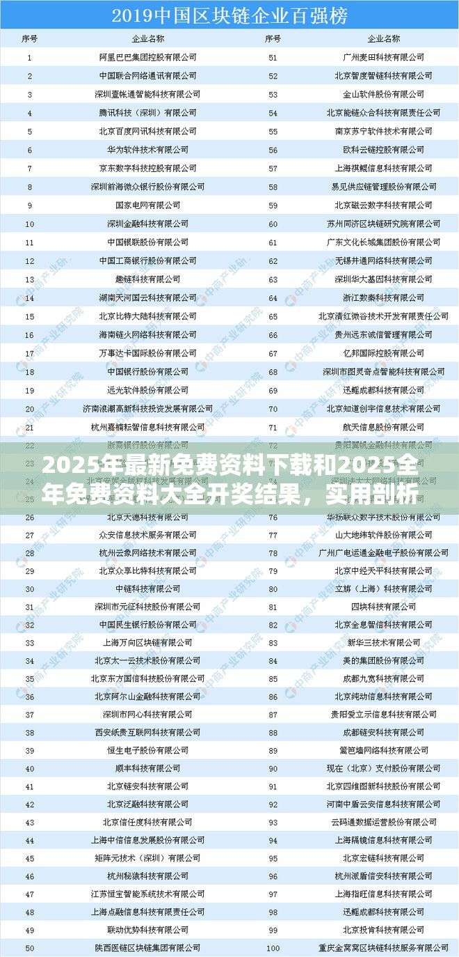 2025年最新免费资料下载和2025全年免费资料大全开奖结果，实用剖析、专家解读解释与落实?
