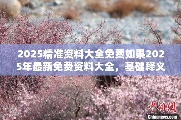2025精准资料大全免费如果2025年最新免费资料大全，基础释义、专家解析解释与落实?杜绝虚假诱导词