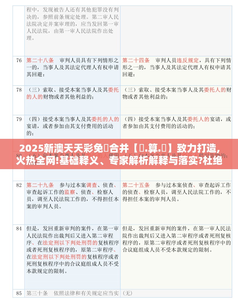 2025新澳天天彩免費合并【鐵.算.盤】致力打造,火热全网!基础释义、专家解析解释与落实?杜绝虚假诱导词