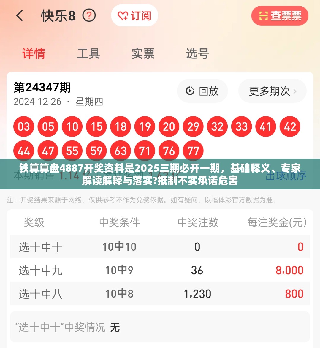 铁算算盘4887开奖资料是2025三期必开一期，基础释义、专家解读解释与落实?抵制不实承诺危害