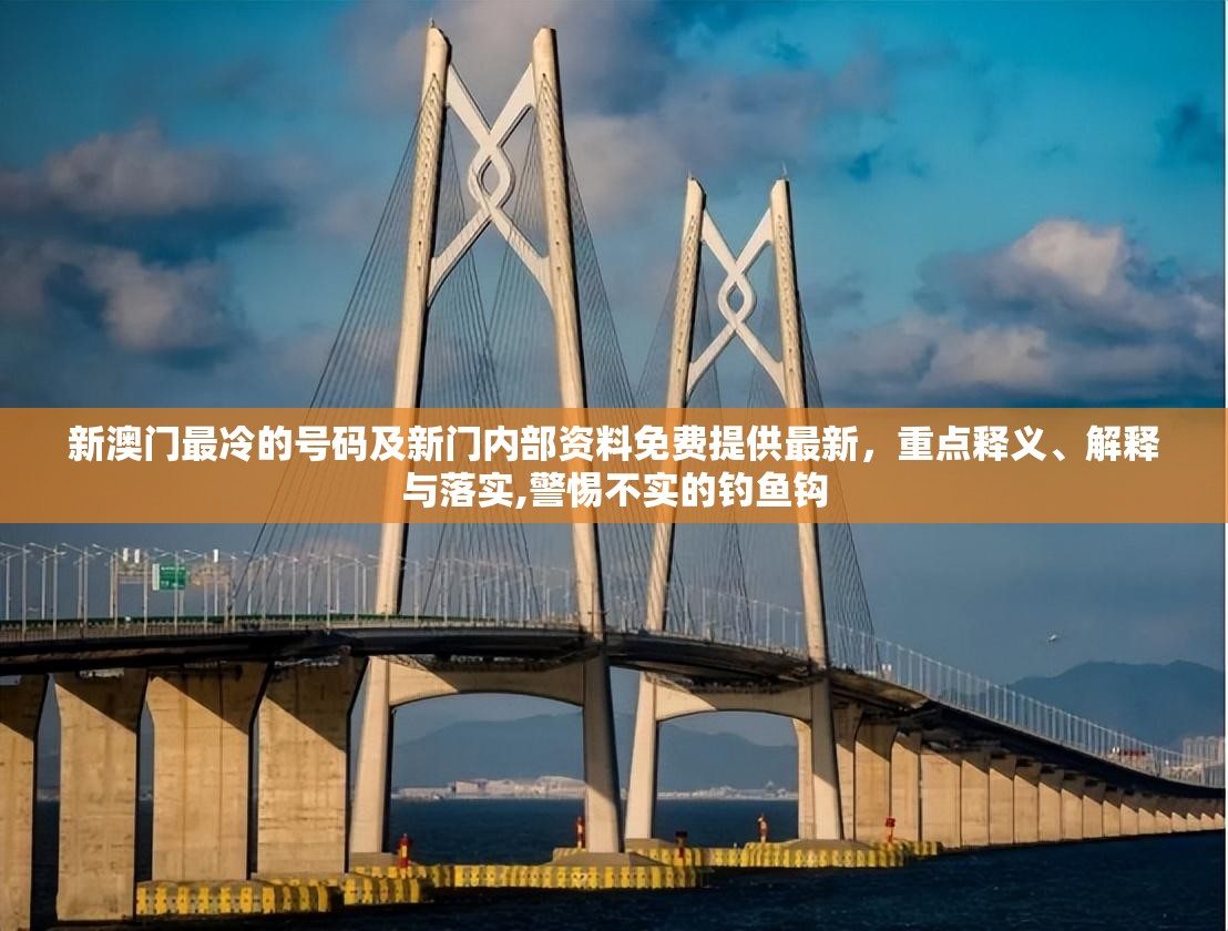 新澳门最冷的号码及新门内部资料免费提供最新，重点释义、解释与落实,警惕不实的钓鱼钩
