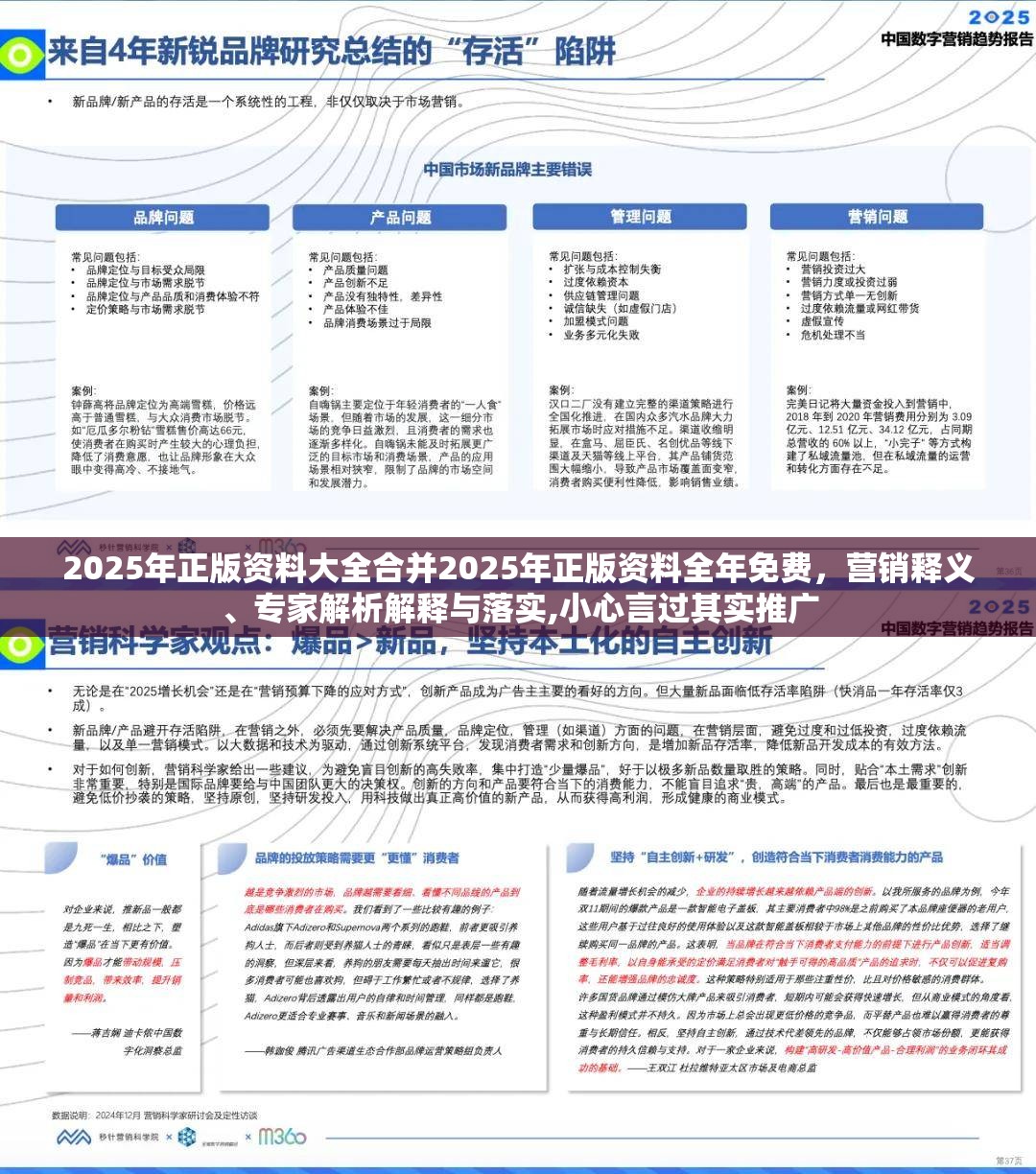 2025年正版资料大全合并2025年正版资料全年免费，营销释义、专家解析解释与落实,小心言过其实推广