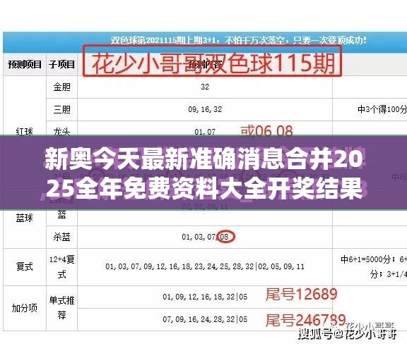 新奥今天最新准确消息合并2025全年免费资料大全开奖结果，改进解答、专家解析解释与落实?留心伪假宣传危害