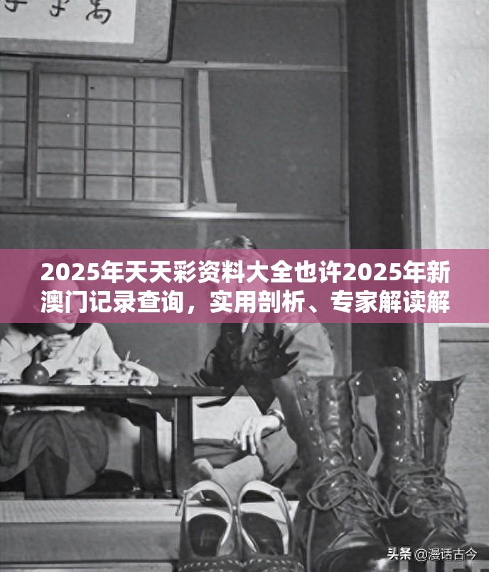 2025年天天彩资料大全也许2025年新澳门记录查询，实用剖析、专家解读解释与落实?