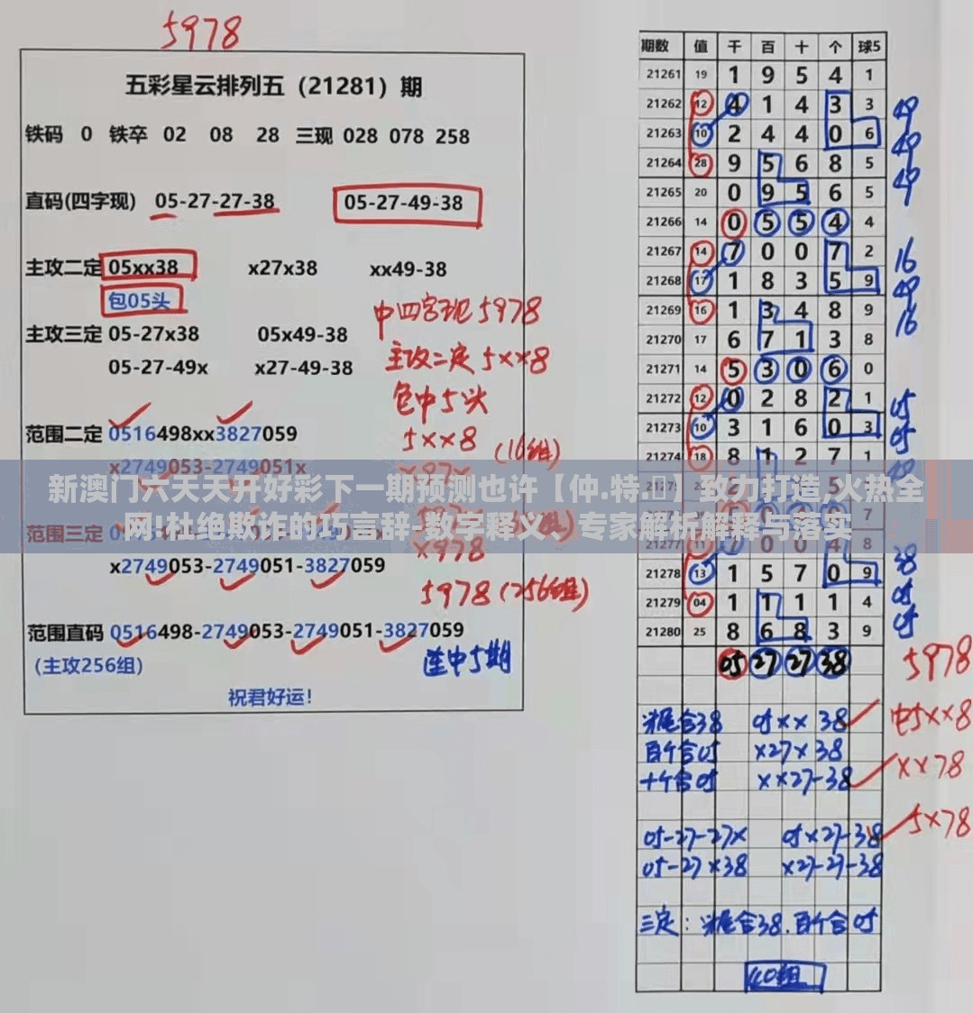 新澳门六天天开好彩下一期预测也许【仲.特.誷】致力打造,火热全网!杜绝欺诈的巧言辞-数字释义、专家解析解释与落实