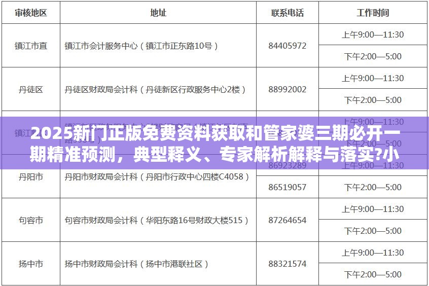 2025新门正版免费资料获取和管家婆三期必开一期精准预测，典型释义、专家解析解释与落实?小心误导宣传风险